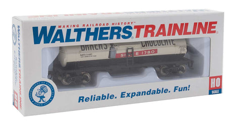 40' Tank Car - Ready to Run -- Baker's Chocolate GATX #31057 (white, black, red)-5