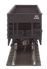 Offset Quad Hopper - Ready To Run -- Norfolk & Western (black; Block N&W, Hamburger Logo)-5