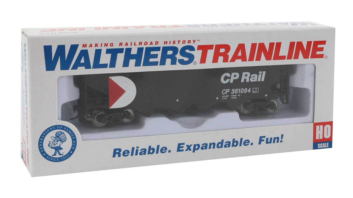 Offset Quad Hopper - Ready To Run -- Canadian Pacific #361094-5