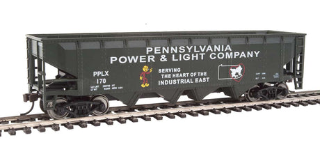 Offset Quad Hopper - Ready To Run -- Pennsylvania Power & Light PPLX #170-2