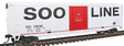 50' Plug-Door Boxcar - Ready to Run -- Soo Line-1
