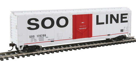 50' Plug-Door Boxcar - Ready to Run -- Soo Line-2