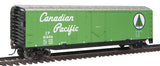 50' Plug-Door Boxcar - Ready to Run -- Canadian Pacific (green; Newsprint Service Logo, Script Lettering)-2