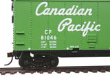 50' Plug-Door Boxcar - Ready to Run -- Canadian Pacific (green; Newsprint Service Logo, Script Lettering)-6