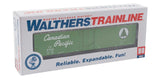 50' Plug-Door Boxcar - Ready to Run -- Canadian Pacific (green; Newsprint Service Logo, Script Lettering)-8