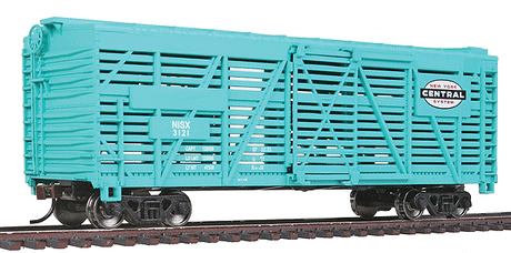 40' Stock Car - Ready to Run -- New York Central (Jade Green, System Logo)-1
