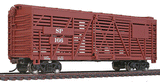 40' Stock Car - Ready to Run -- Southern Pacific(TM) (Boxcar Red)-1