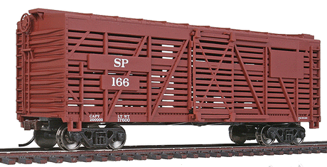 40' Stock Car - Ready to Run -- Southern Pacific(TM) (Boxcar Red)-1