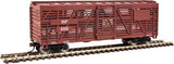 40' Stock Car - Ready to Run -- Southern Pacific(TM) (Boxcar Red)-2