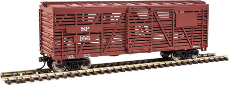 40' Stock Car - Ready to Run -- Southern Pacific(TM) (Boxcar Red)-2