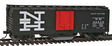 40' Plug-Door Track Cleaning Boxcar - Ready to Run -- New Haven (black, orange; Large NH Logo)