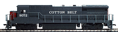 Trainline(R) Diesel GE-8 40B Powered/Ready-to-Run -- SSW Cotton Belt #8072 Standard Cab (gray, red)