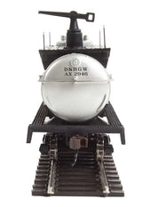 Firefighting Car - Ready to Run -- Denver & Rio Grande Western(TM) #AX 2946 (silver, black)-4