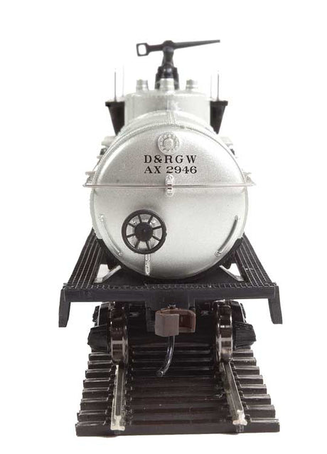 Firefighting Car - Ready to Run -- Denver & Rio Grande Western(TM) #AX 2946 (silver, black)-5