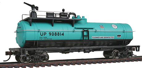Firefighting Car - Ready to Run -- Union Pacific(R) #908814 (MOW Scheme; green, black)-1