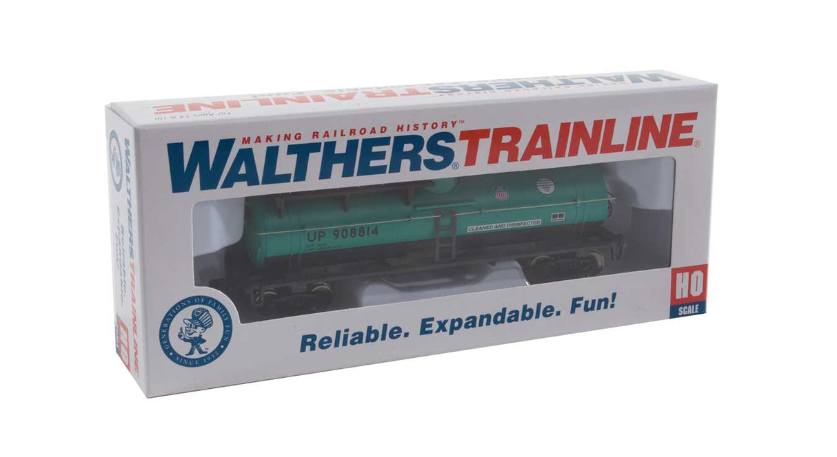 Firefighting Car - Ready to Run -- Union Pacific(R) #908814 (MOW Scheme; green, black)-5