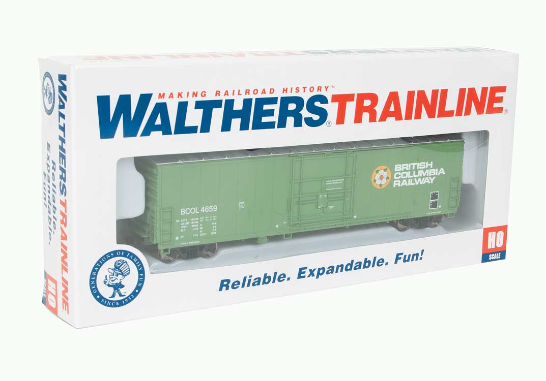 Insulated Boxcar - Ready to Run -- British Columbia Railway-5