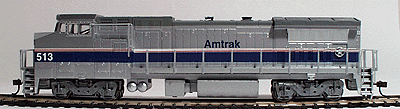 Trainline(R) Diesel GE-8 40B Powered/Ready-to-Run -- Amtrak(R) #513 - Phase IV Scheme Limited Run