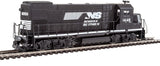 EMD GP15-1 - Standard DC -- Norfolk Southern (black, white)-2