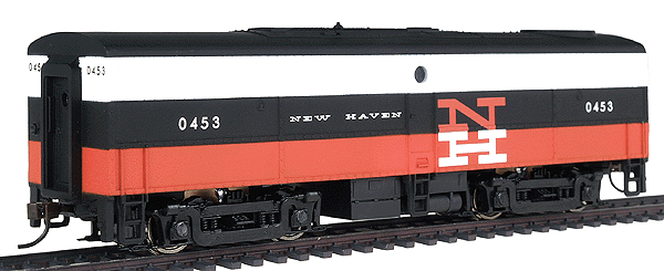 Trainline(R) Diesel ALCO FB-1 Powered - Ready to Run -- New Haven #0453 (McGinnis Schme; orange, black, white w/large NH)