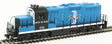 EMD GP9M - Standard DC -- Boston & Maine #1754 (blue, black, white)-1