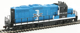 EMD GP9M - Standard DC -- Boston & Maine #1754 (blue, black, white)-2