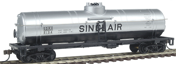 Trainline(R) 40' Tank Car - Ready to Run -- Sinclair