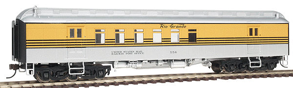 Trainline(R) 60' Heavyweight Railway Post Office -  Ready-To-Run -- Denver & Rio Grande Western(TM)