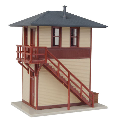 Trackside Signal Tower -- Assembled - 2-7/8 x 2-3/16 x 3-1/4"  7.3 x 5.5 x 8.2cm-1