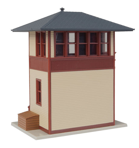 Trackside Signal Tower -- Assembled - 2-7/8 x 2-3/16 x 3-1/4"  7.3 x 5.5 x 8.2cm-2
