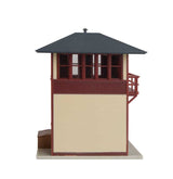 Trackside Signal Tower -- Assembled - 2-7/8 x 2-3/16 x 3-1/4"  7.3 x 5.5 x 8.2cm-3