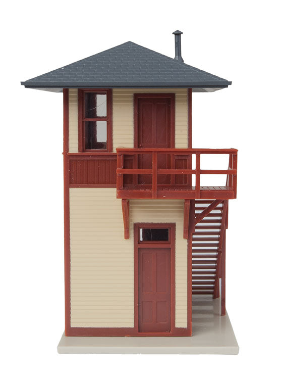 Trackside Signal Tower -- Assembled - 2-7/8 x 2-3/16 x 3-1/4"  7.3 x 5.5 x 8.2cm-4