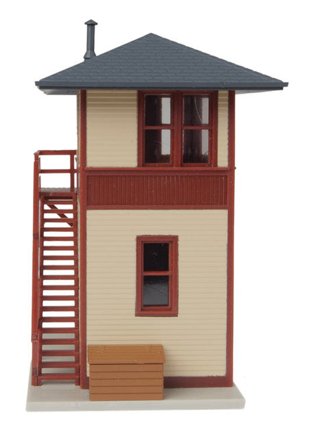 Trackside Signal Tower -- Assembled - 2-7/8 x 2-3/16 x 3-1/4"  7.3 x 5.5 x 8.2cm-5