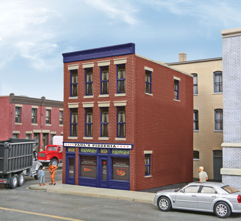 Paul's Pizzeria -- Assembled - 3 x 4 x 4-3/8"  7.6 x 10.1 x 11.1cm-1
