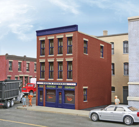 Paul's Pizzeria -- Assembled - 3 x 4 x 4-3/8"  7.6 x 10.1 x 11.1cm-1