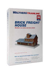 Brick Freight House -- Kit - 10 x 4-1/2 x 5-1/4"  25.4 x 11.4 x 13.3cm-7