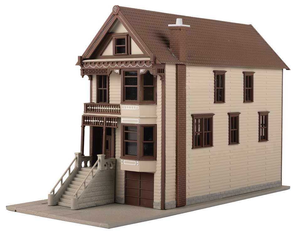 Steiner House Victorian House -- Kit - 3-9/16 x 7-11/16 x 5"  9.05 x 19.53 x 12.7cm-1