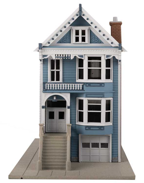 Painted Lady House Victorian House -- Kit - 3-9/16 x 7-11/16 x 5"  9.05 x 19.53 x 12.7cm-3