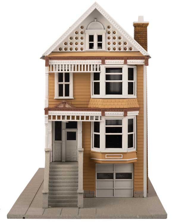 Gingerbread House Victorian House -- Kit - 3-9/16 x 7-11/16 x 5"  9.05 x 19.53 x 12.7cm-4