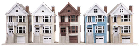 Victorian House 5-Kit Set -- One Each: Kavanaugh, Queen Ann, Steiner, Painted Lady, Gingerbread