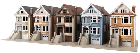 Victorian House 5-Kit Set -- One Each: Kavanaugh, Queen Ann, Steiner, Painted Lady, Gingerbread