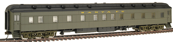 Pullman Heavyweight 6-3 Sleeper - Ready to Run -- Santa Fe
