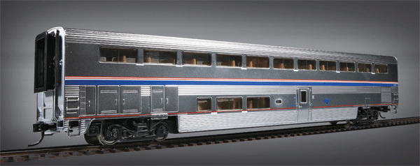 Revised Streamlined Superliner(R) II w/Plated Finish Assembled -- Coach Amtrak(R) Phase IVb