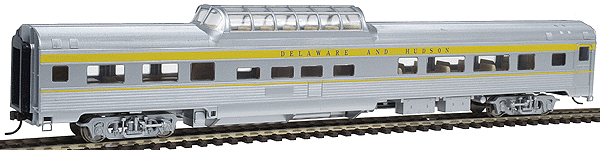 Budd Dome Coach - Assembled -- Delaware & Hudson