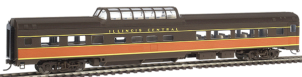 Budd Dome Coach - Assembled -- Illinois Central