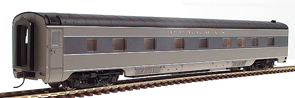 Pullman-Standard 4-4-2 Sleeper - Assembled -- Pullman Pool Scheme (2-Tone Gray)
