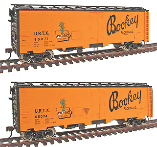 Gold Line(TM) General American 40' Meat Reefer Limited-Run 2 Pack Ready-to-Run -- Bookey (URTX) #65041-#65074