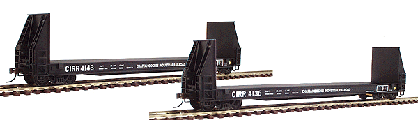 50' Pulpwood Car Limited-Run 2-Pack - Ready To Run -- Chattahoochee Industrial Railroad