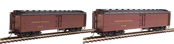 Pennsylvania Class R50b Express Reefer - Limited-Run 2-Pack (Assembled) -- Pennsylvania (Tuscan Red, No REA Logo 1954)