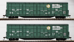 56' Thrall All-Door Boxcar - Limited-Run 2-Packs (Ready to Run) -- British Columbia Railway
